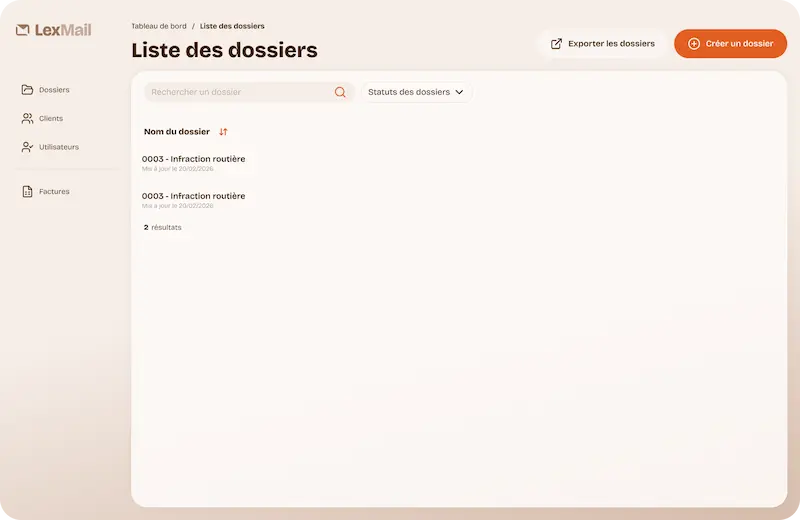 Mockup Lexmail